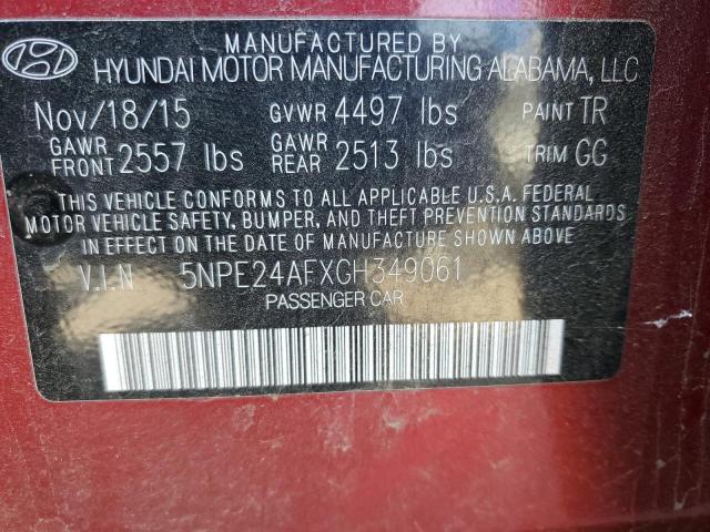 2016 HYUNDAI SONATA SE - 5NPE24AFXGH349061