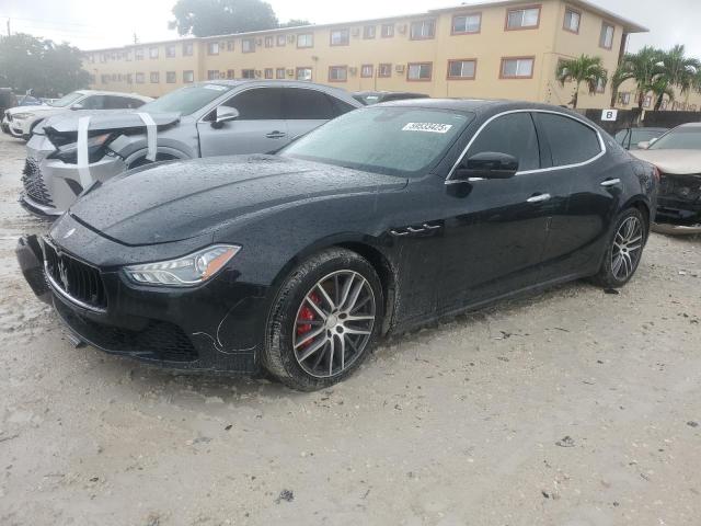 MASERATI GHIBLI S 2017 black  gas ZAM57RTA4H1247081 photo #1