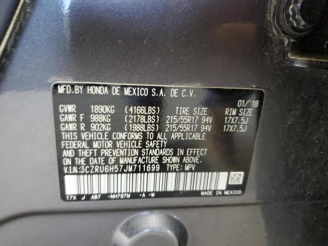 2018 HONDA HR-V EX 3CZRU6H57JM711699