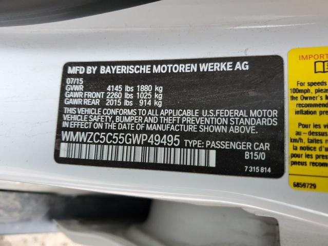 2016 MINI COOPER S C #3317773103