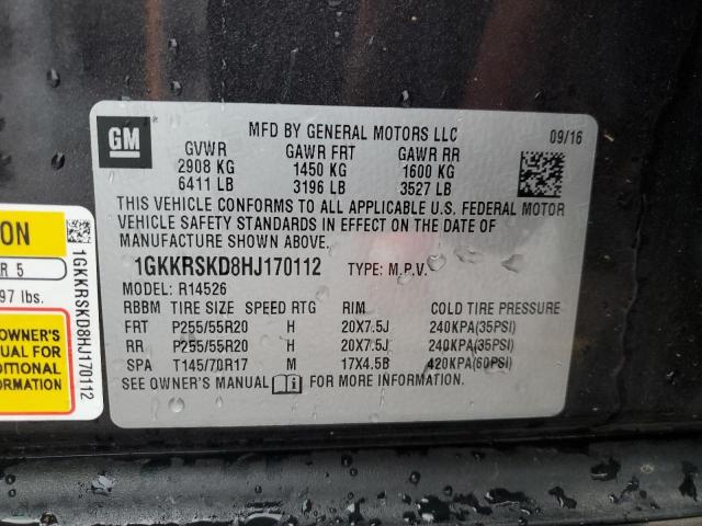 2017 GMC ACADIA LIM 1GKKRSKD8HJ170112