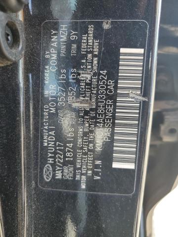 2017 HYUNDAI ACCENT SE KMHCT4AE8HU330524