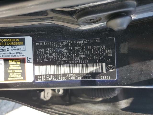 2015 TOYOTA CAMRY LE - 4T1BF1FK8FU483868
