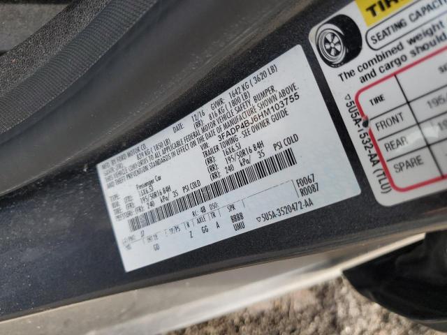2017 FORD FIESTA SE - 3FADP4BJ6HM103755