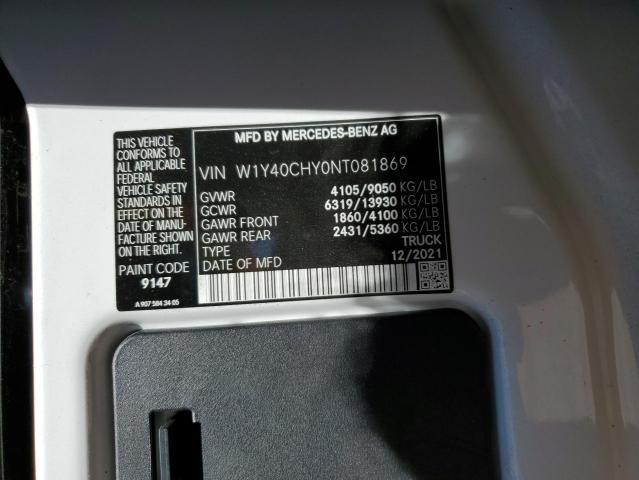 2022 MERCEDES-BENZ SPRINTER 2 W1Y40CHY0NT081869
