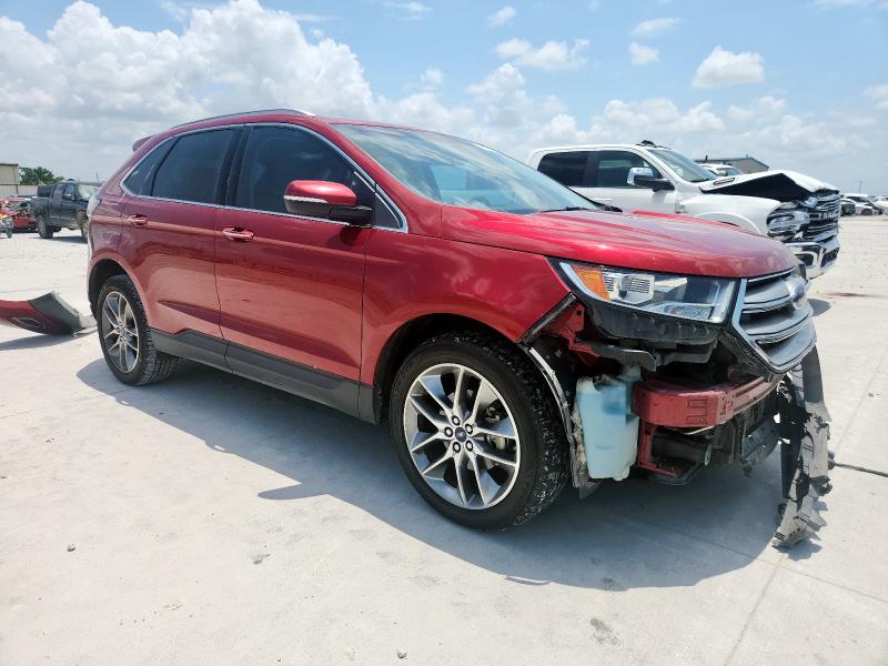 Vin: 2fmpk3k93gbb77880, lot: 61711025, ford edge titanium 20164