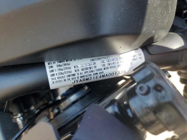 2021 YAMAHA XSR700 JYARM21E4MA001326