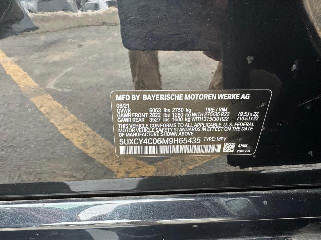 2021 BMW X6 SDRIVE 5UXCY4C06M9H65435