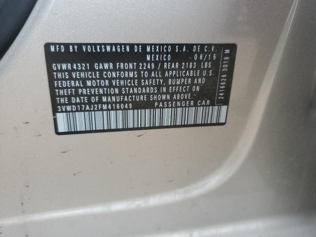2015 VOLKSWAGEN JETTA SE - 3VWD17AJ2FM416049