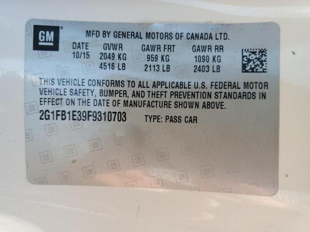 2015 CHEVROLET CAMARO LS - 2G1FB1E39F9310703