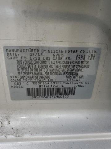 2015 NISSAN VERSA S - 3N1CN7AP5FL960500