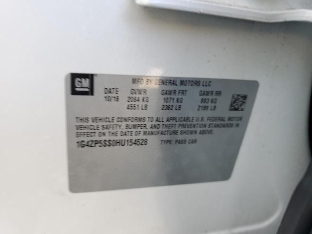 2017 BUICK LACROSSE E 1G4ZP5SS0HU154528