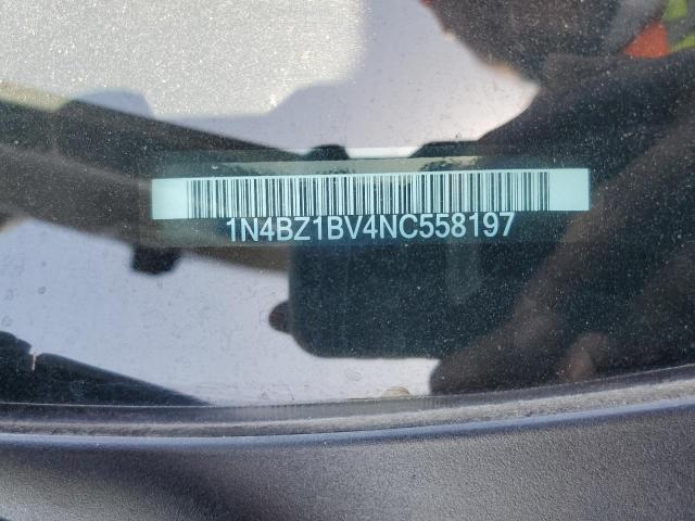 2022 NISSAN LEAF S PLU 1N4BZ1BV4NC558197