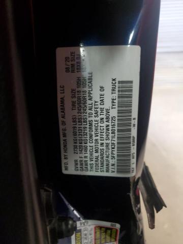 2020 HONDA RIDGELINE - 5FPYK3F71LB016725