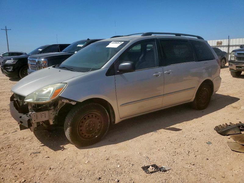 TOYOTA SIENNA CE 2005 silver sports v gas 5TDZA23C25S276044 photo #1