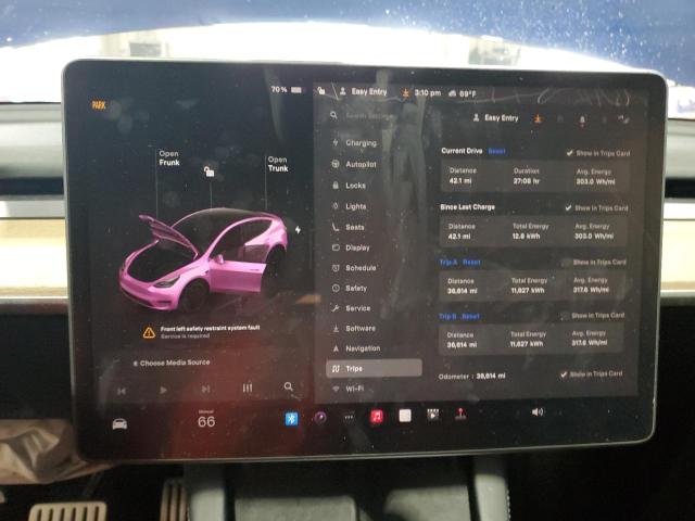 2022 TESLA MODEL Y 7SAYGDEF0NF460726