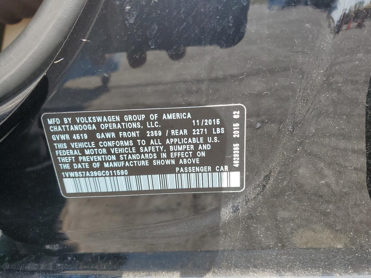 VOLKSWAGEN PASSAT SE