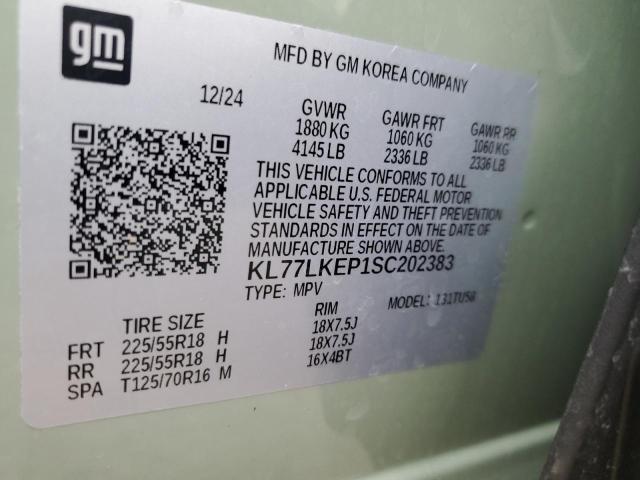 2025 CHEVROLET TRAX ACTIV KL77LKEP1SC202383