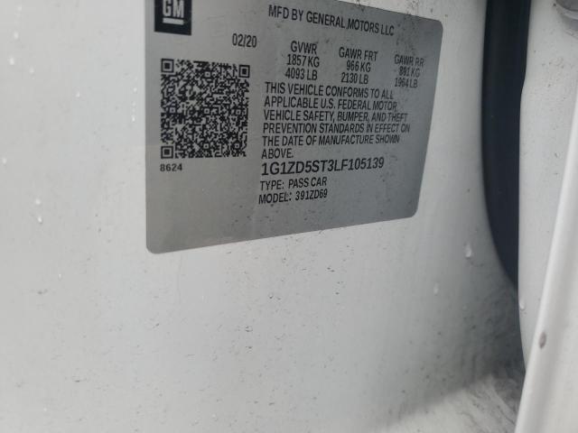 2020 CHEVROLET MALIBU LT - 1G1ZD5ST3LF105139