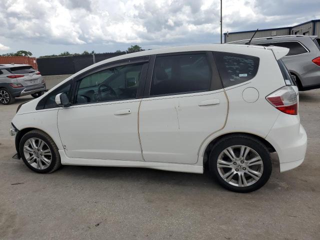HONDA FIT SPORT 2009 white  gas JHMGE88499S045198 photo #3