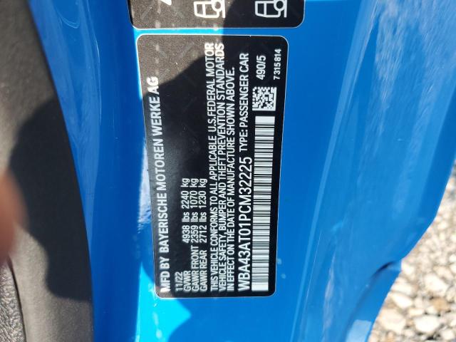 2023 BMW 430XI WBA43AT01PCM32225