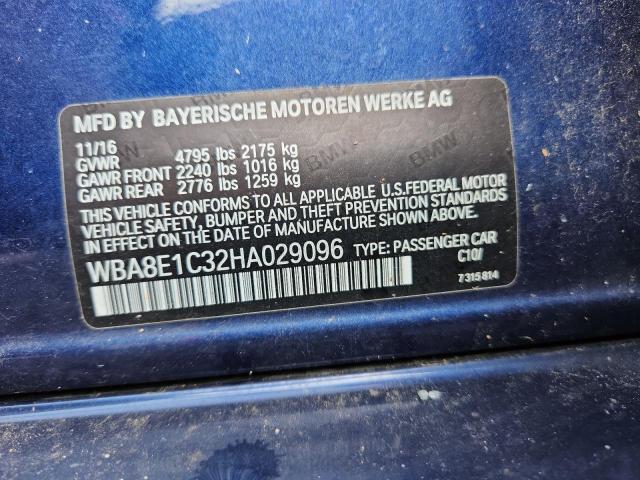 2017 BMW 330E WBA8E1C32HA029096