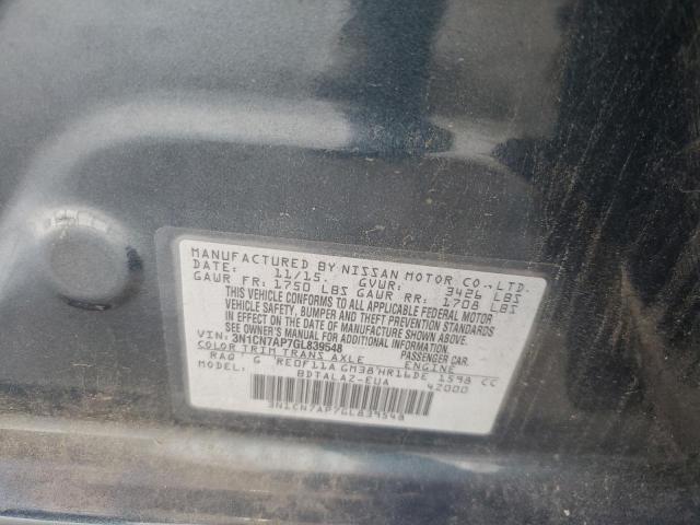 2016 NISSAN VERSA S 3N1CN7AP7GL839548