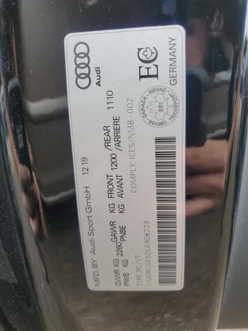 2019 AUDI RS5 WUARWAF52KA908223