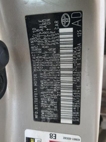 2t1bu4ee4ac420408 - 2010 Toyota corolla base - #58824955