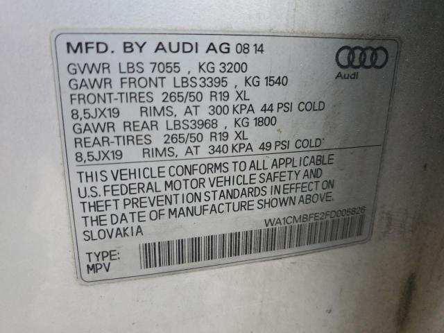 2015 AUDI Q7 TDI PRE WA1CMBFE2FD005826