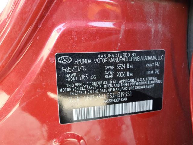 2018 HYUNDAI ELANTRA SE - 5NPD84LF3JH319351