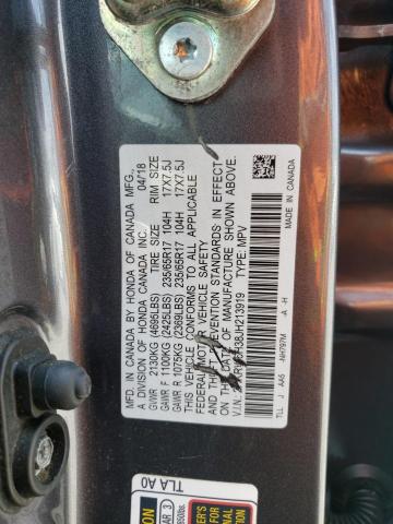 2018 HONDA CR-V LX 2HKRW6H38JH213919