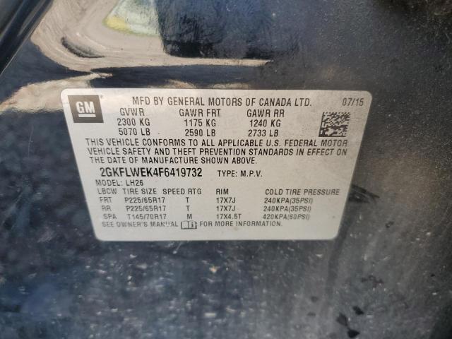 2015 GMC TERRAIN SL 2GKFLWEK4F6419732