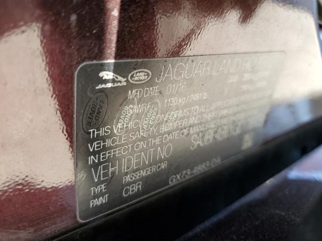 2016 JAGUAR XF R - SPO SAJBF4BVXGCY16909
