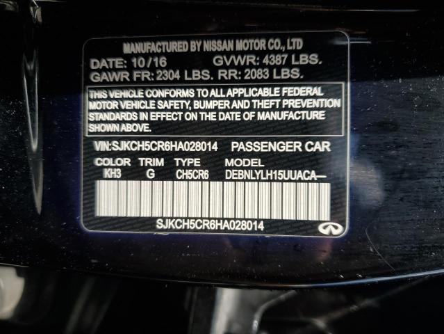 2017 INFINITI QX30 BASE SJKCH5CR6HA028014