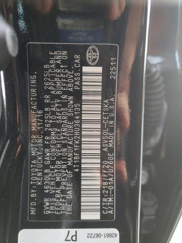 2017 TOYOTA CAMRY LE 4T1BF1FK2HU364135