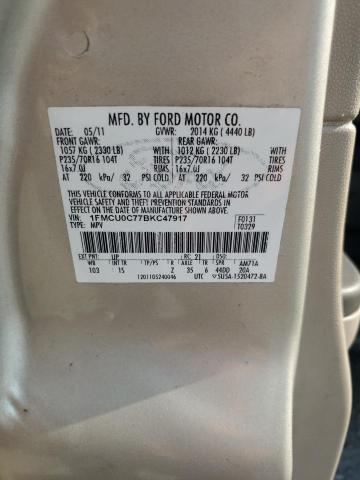 2011 FORD ESCAPE XLS - 1FMCU0C77BKC47917