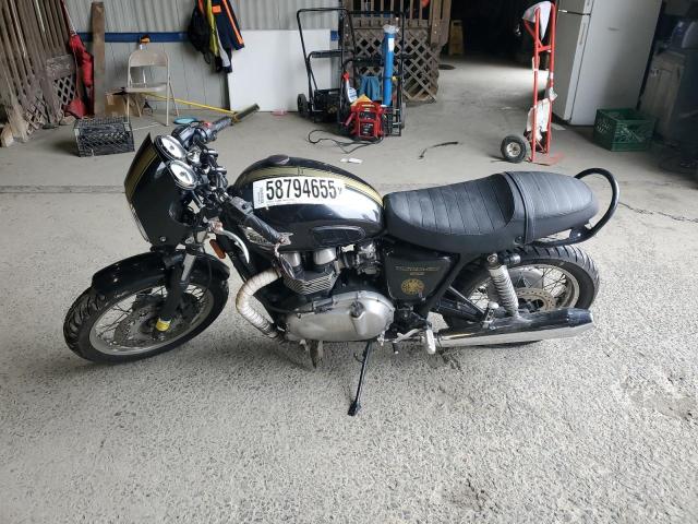 TRIUMPH MOTORCYCLE THRUXTON 2014 black  gas SMT920K16ET618972 photo #4