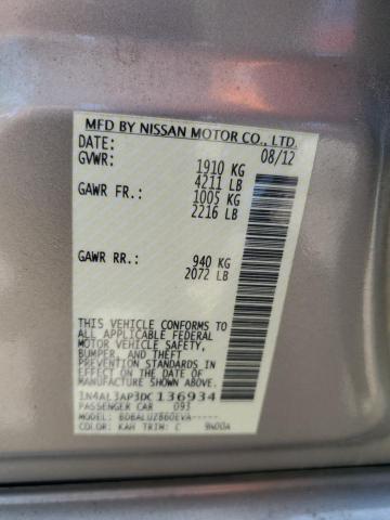 2013 NISSAN ALTIMA 2.5 - 1N4AL3AP3DC136934