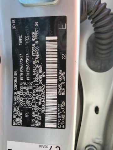 2018 TOYOTA 4RUNNER SR JTEBU5JR4J5602620