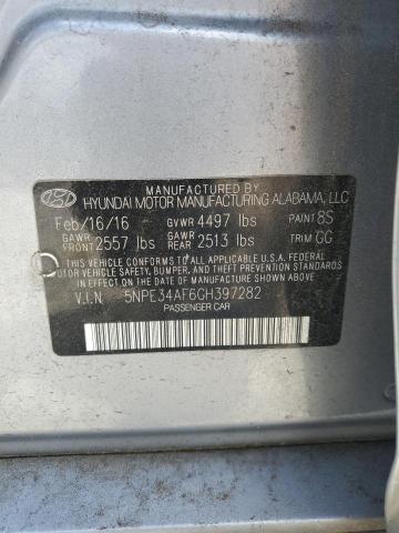2016 HYUNDAI SONATA SPO - 5NPE34AF6GH397282
