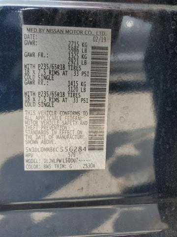 2019 INFINITI QX60 LUXE 5N1DL0MM8KC556284