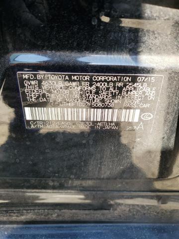 2015 LEXUS IS 250 JTHBF1D27F5080738