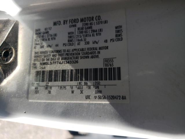 2018 FORD TRANSIT CO - NM0LS7F74J1343326