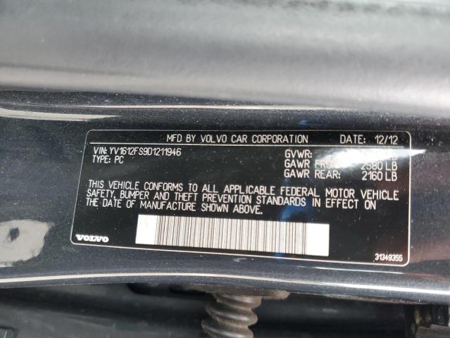 2013 VOLVO S60 T5 - YV1612FS9D1211946