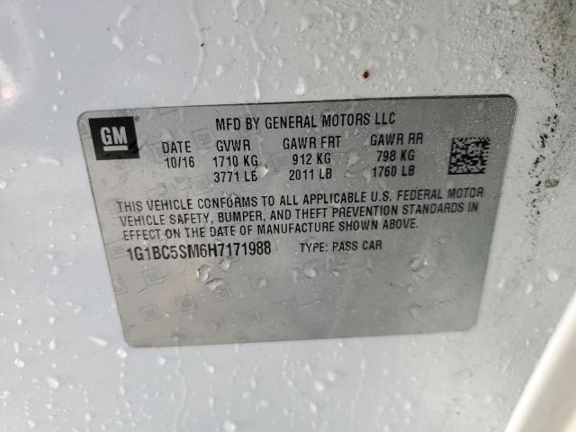 2017 CHEVROLET CRUZE LS 1G1BC5SM6H7171988