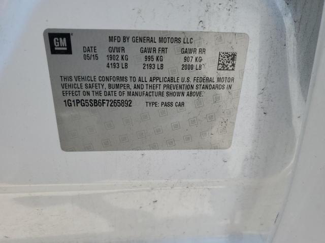 2015 CHEVROLET CRUZE LTZ 1G1PG5SB6F7265892