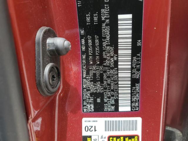 2020 TOYOTA SIENNA XLE 5TDYZ3DC1LS061874