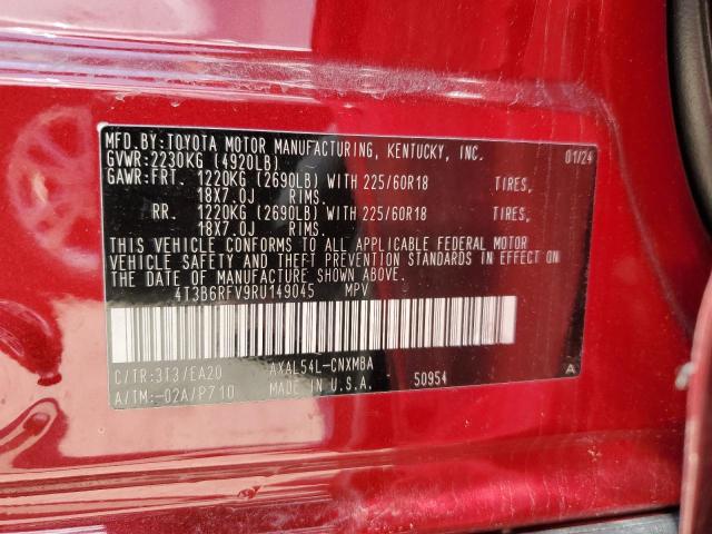 2024 TOYOTA RAV4 XLE PREMIUM 4T3B6RFV9RU149045