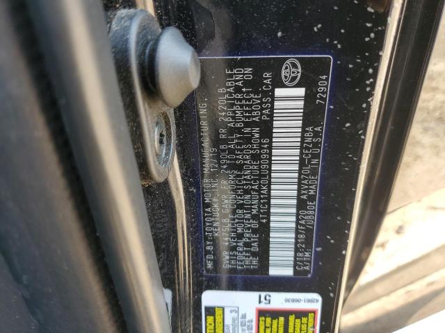 2020 TOYOTA CAMRY LE - 4T1C11AK0LU909946